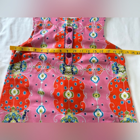 MAEVE for ANTHROPOLOGIE Red and Pink ORAVA mod floral shift dress size 4 - Picture 14 of 16